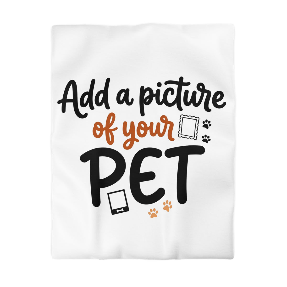 Custom Pet Duvet Cover | Personalized Microfiber Bedding
