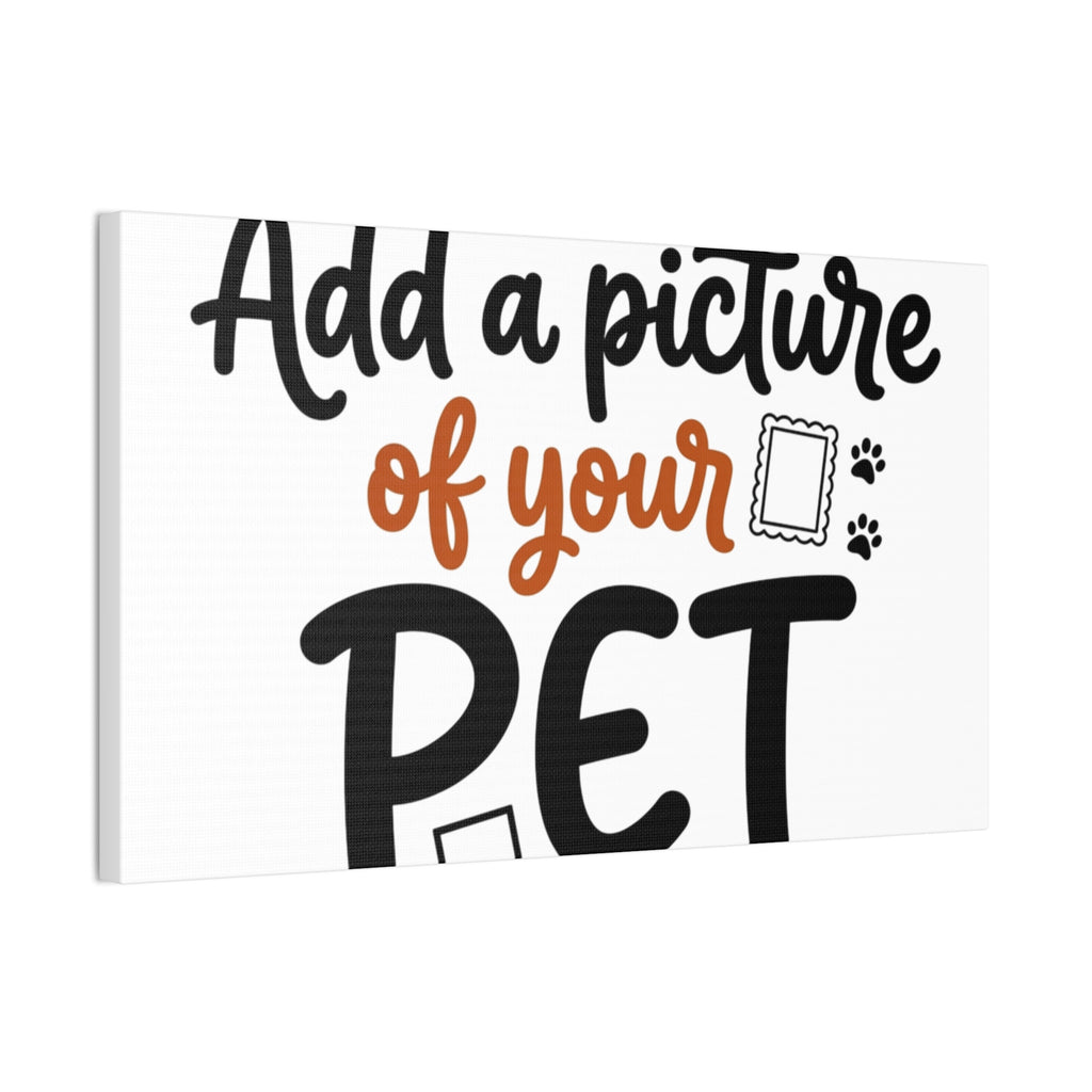 Custom Pet Canvas Wall Art | Personalized Stretched Canvas Print