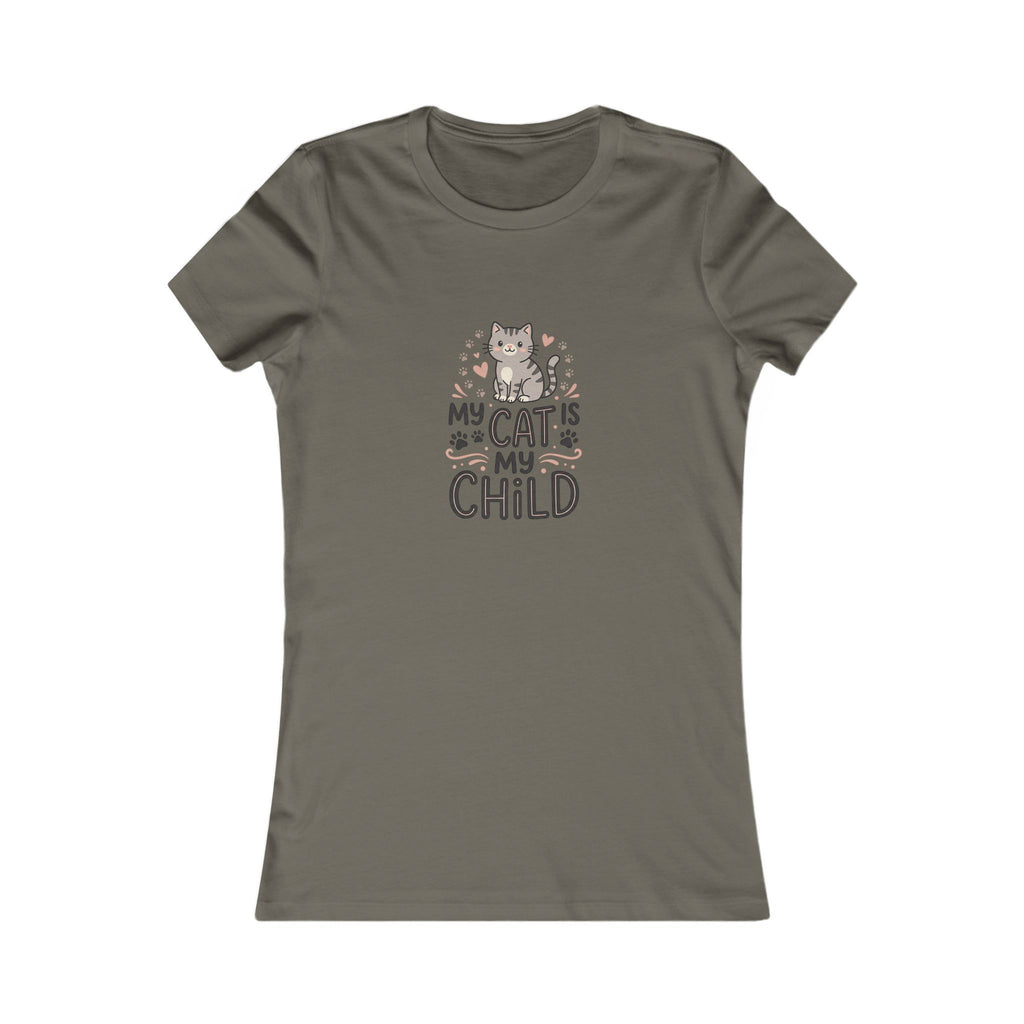 Women's Cat T-Shirt | Soft Feminine Fit Cat Lover Tee