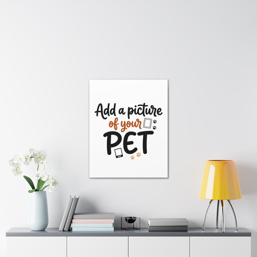 Custom Pet Canvas Wall Art | Personalized Stretched Canvas Print