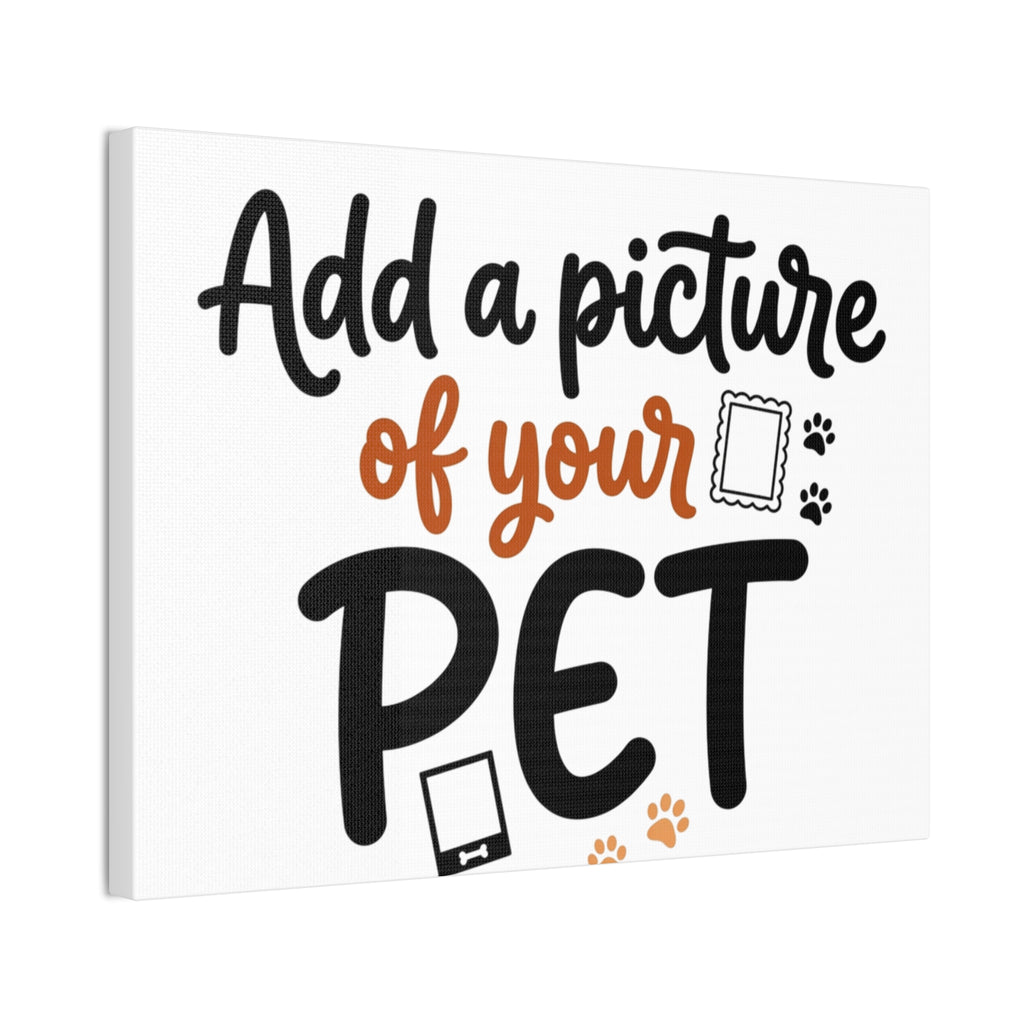 Custom Pet Canvas Wall Art | Personalized Stretched Canvas Print