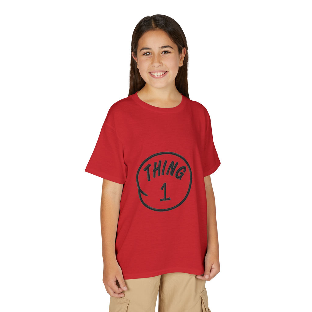 Thing One Youth T-Shirt | Kids & Pet Matching DryBlend Tee