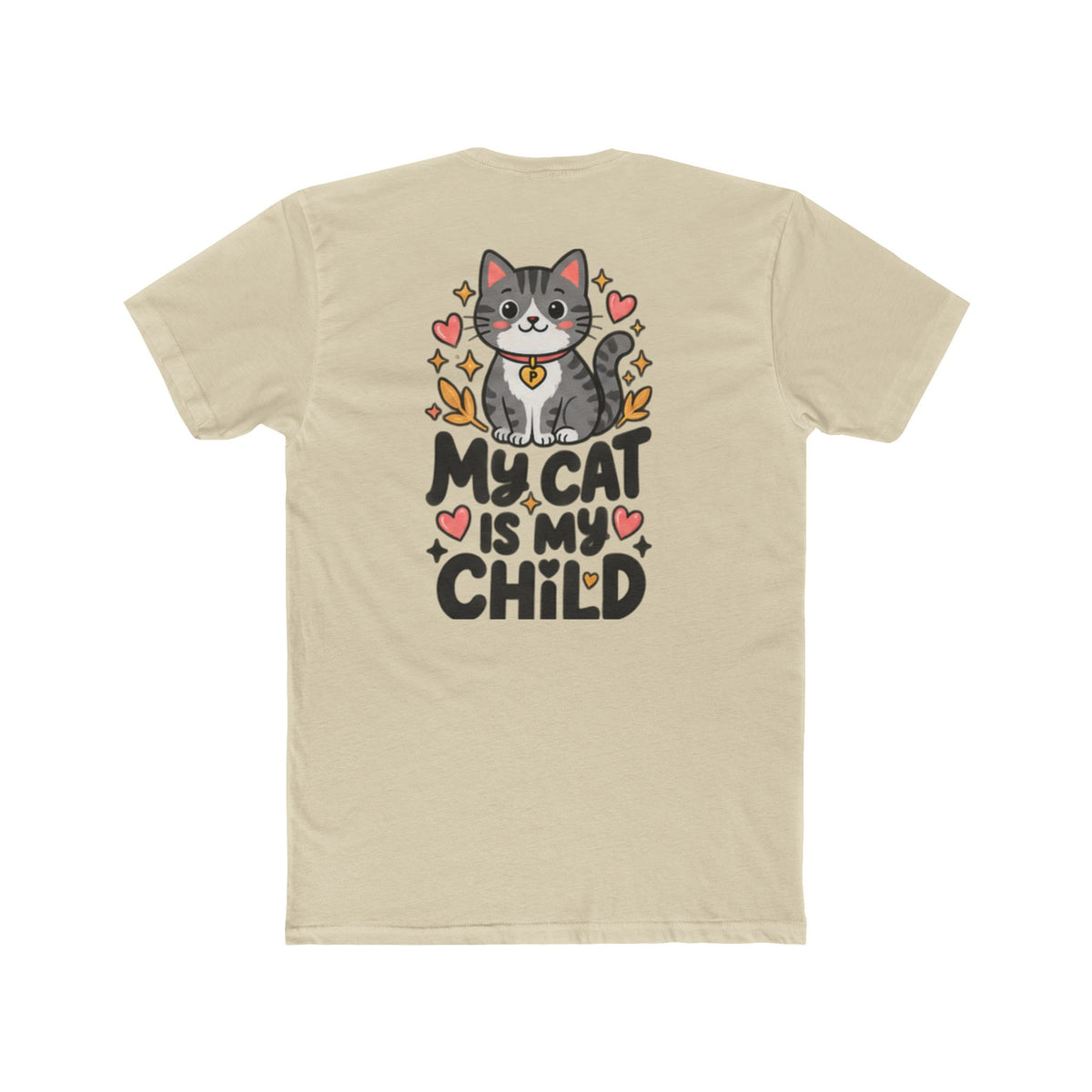 My Cat Is My Child T-Shirt | Soft Fitted Cat Lover Tee