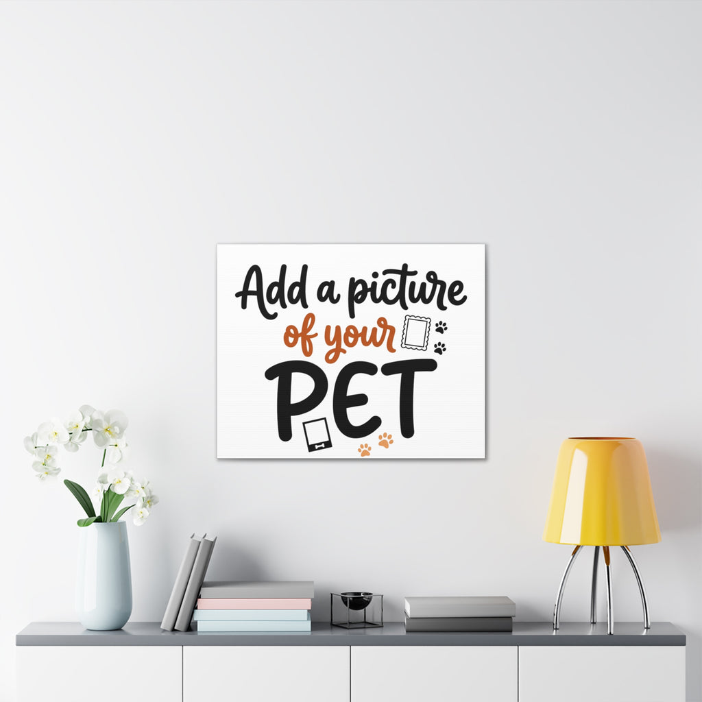 Custom Pet Canvas Wall Art | Personalized Stretched Canvas Print
