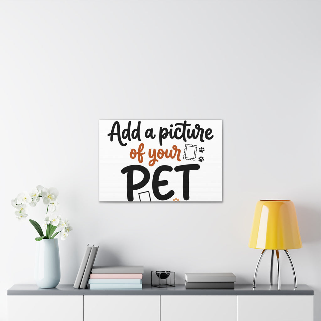 Custom Pet Canvas Wall Art | Personalized Stretched Canvas Print
