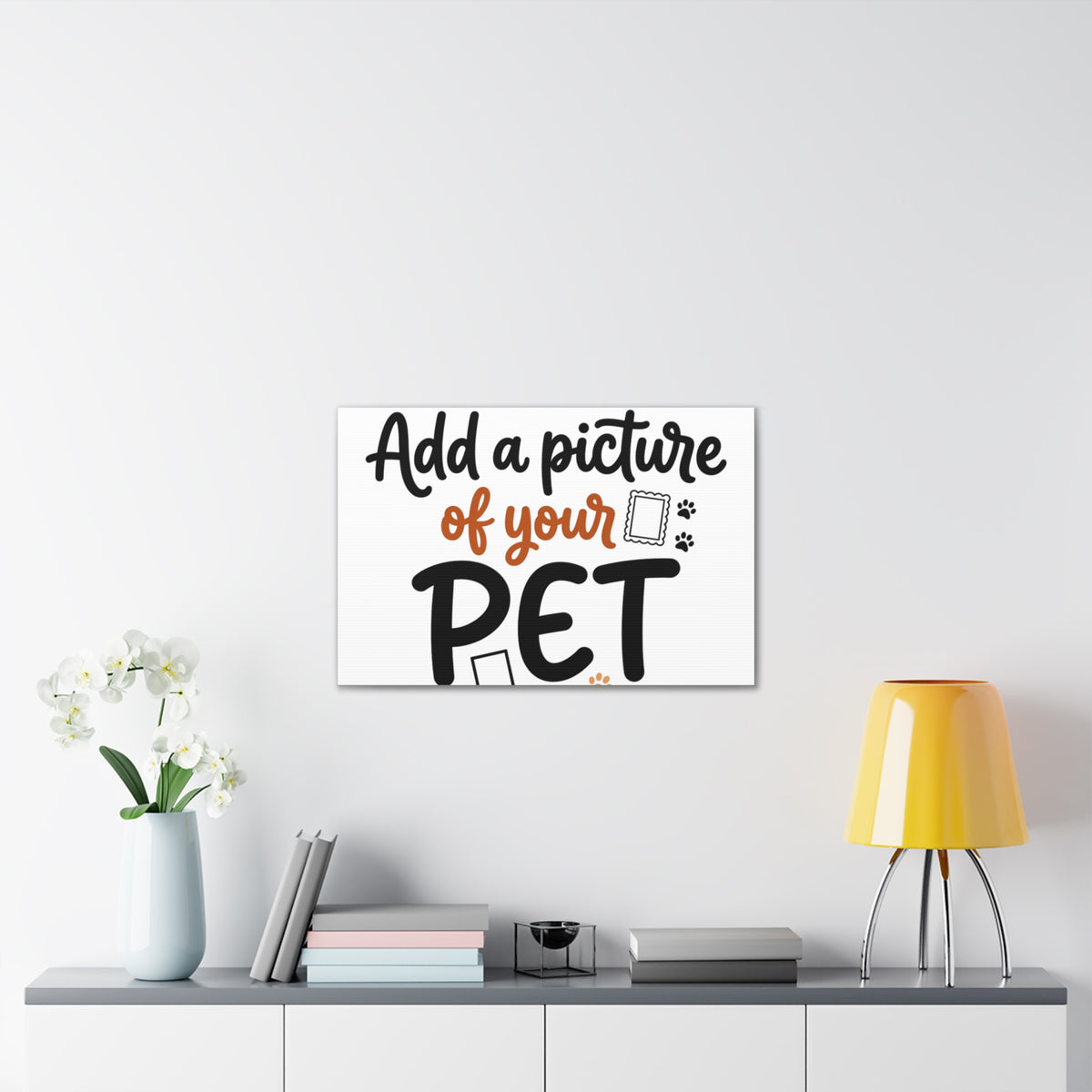 Custom Pet Canvas Wall Art | Personalized Stretched Canvas Print