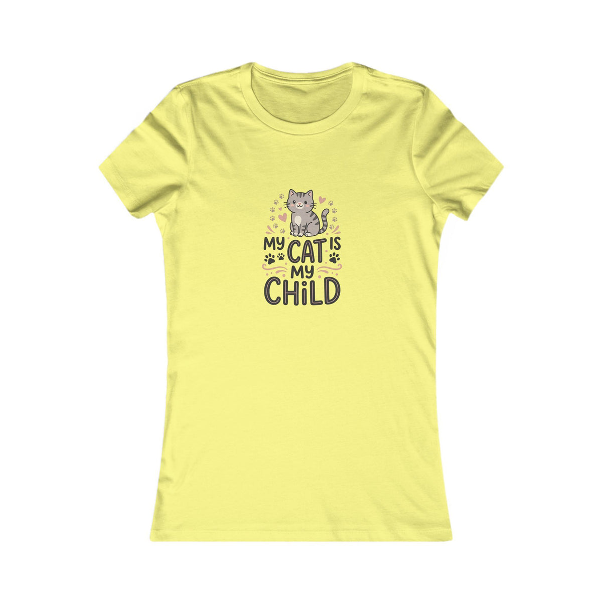 Women's Cat T-Shirt | Soft Feminine Fit Cat Lover Tee