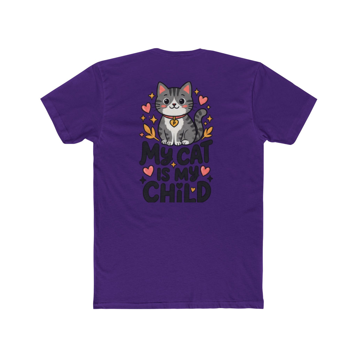My Cat Is My Child T-Shirt | Soft Fitted Cat Lover Tee