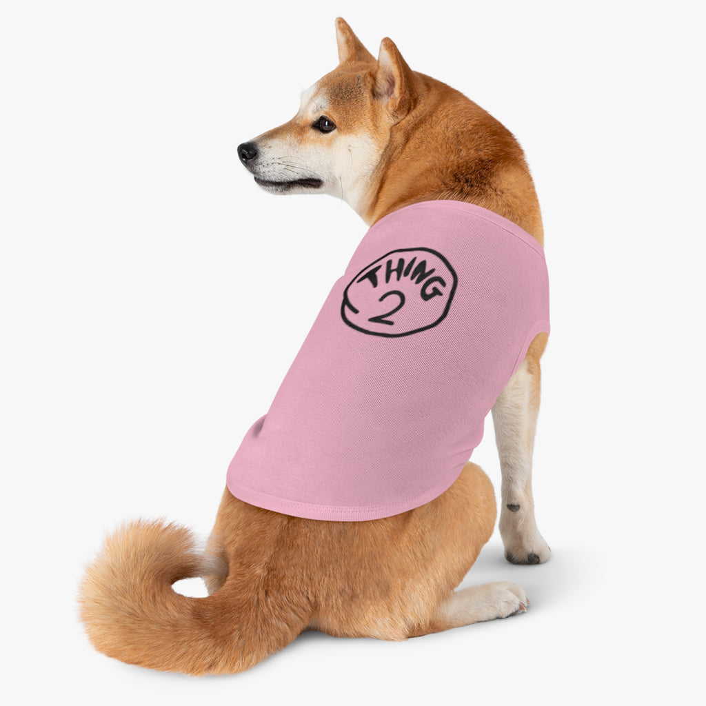 Thing 2 Pet Tank Top | Dog & Cat Shirt (Matching with Kids Tee found in children’s apparel)