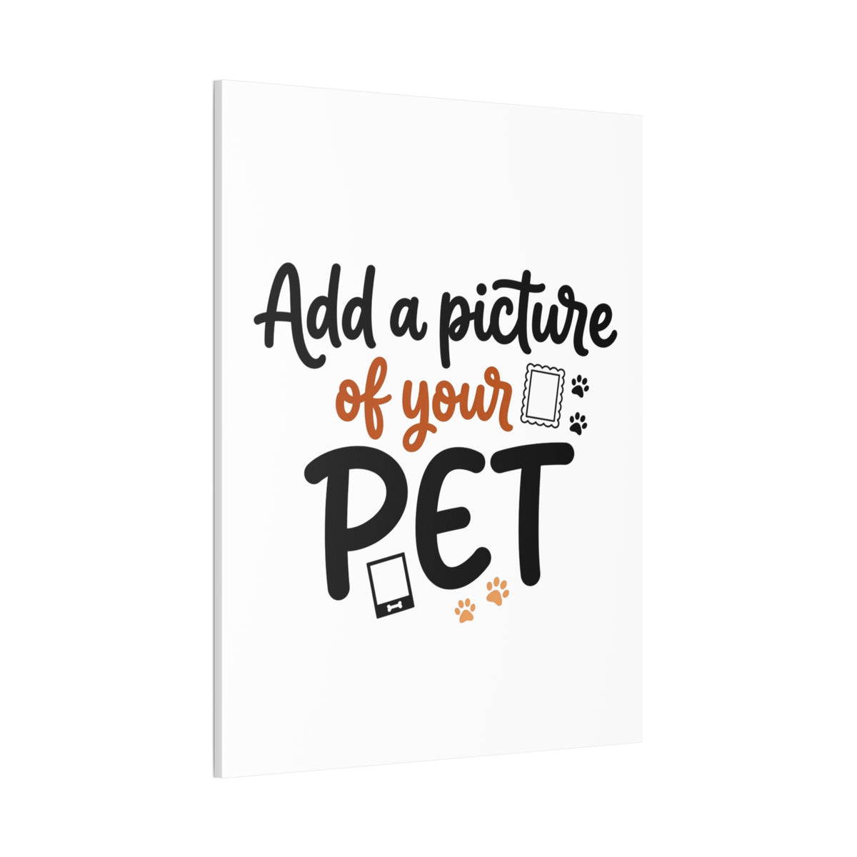 Custom Pet Canvas Wall Art | Personalized Stretched Canvas Print