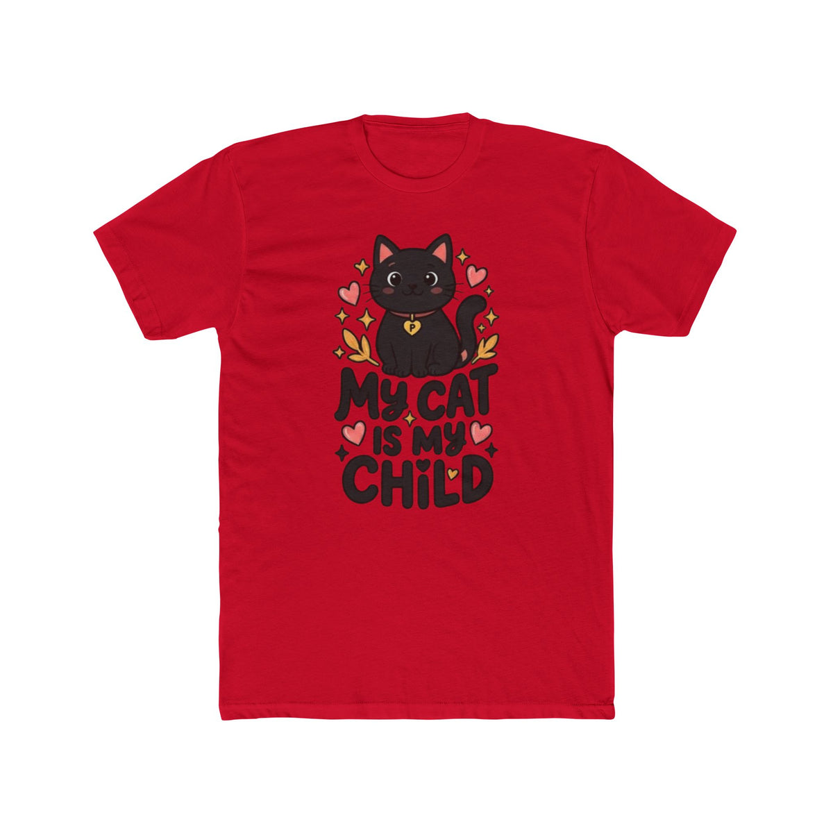 My Cat Is My Child Unisex Crew Tee | Lightweight Cat Lover Shirt
