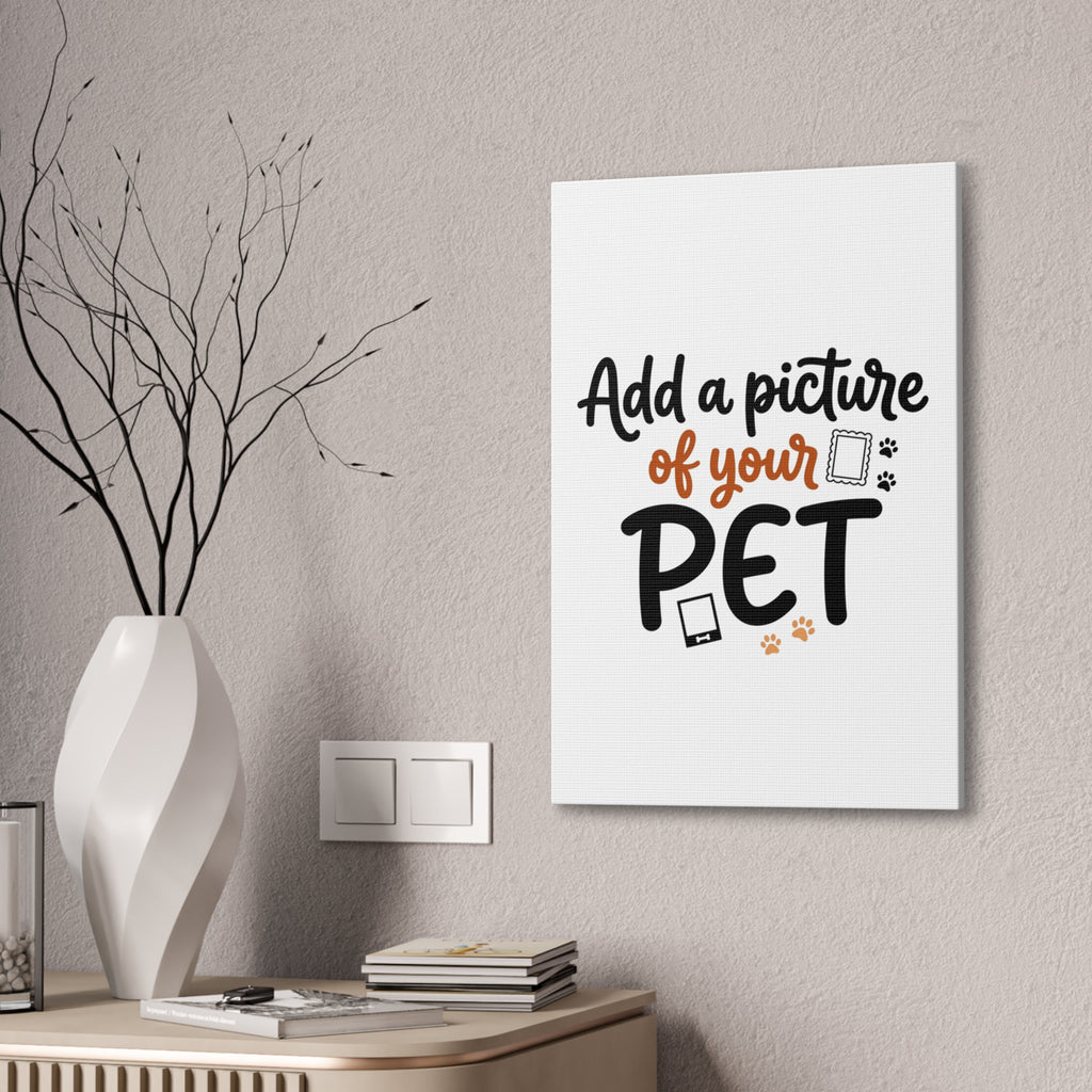 Custom Pet Canvas Wall Art | Personalized Stretched Canvas Print