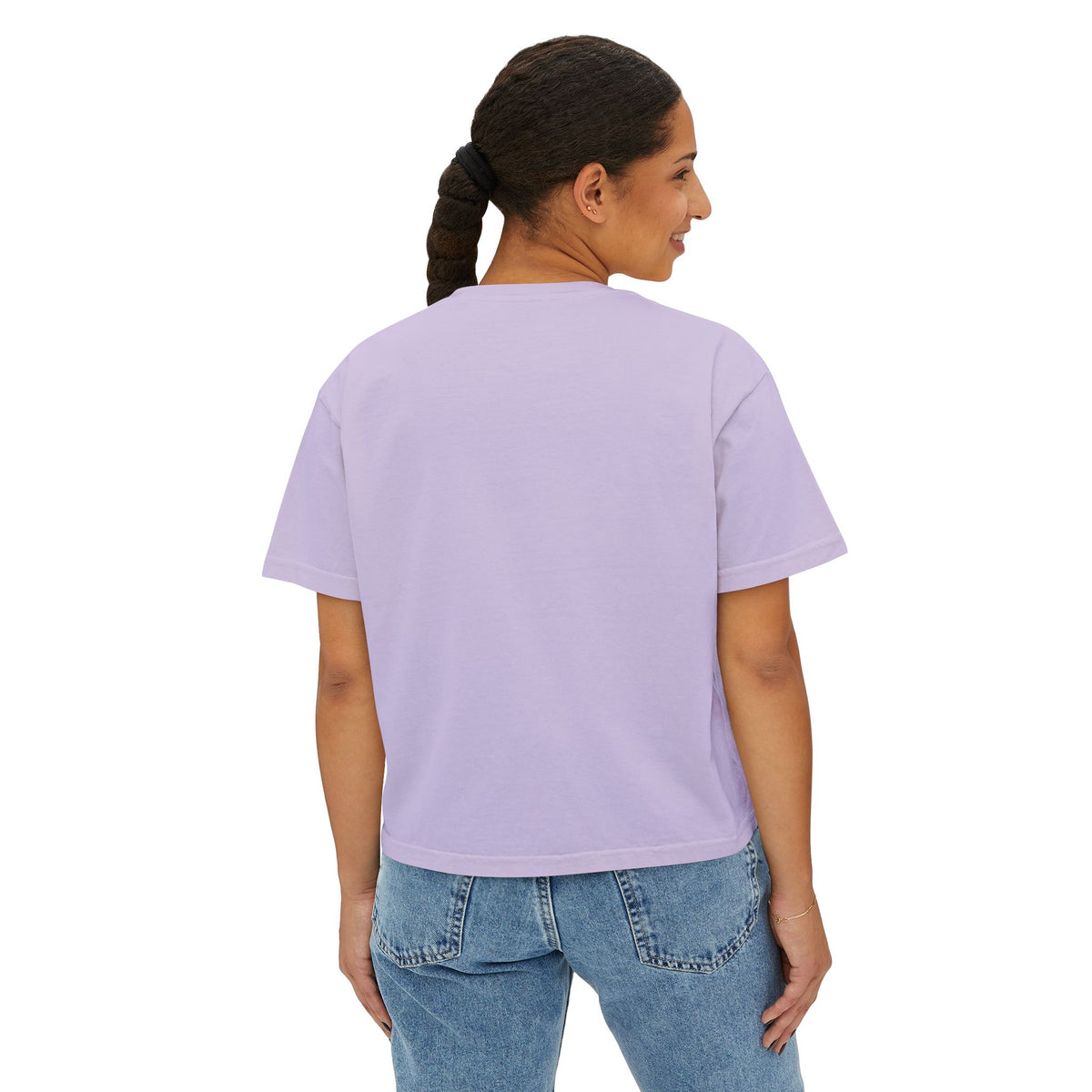 Full-Time Cat Mom Women's Boxy Tee | Comfort Colors Oversized T-Shirt