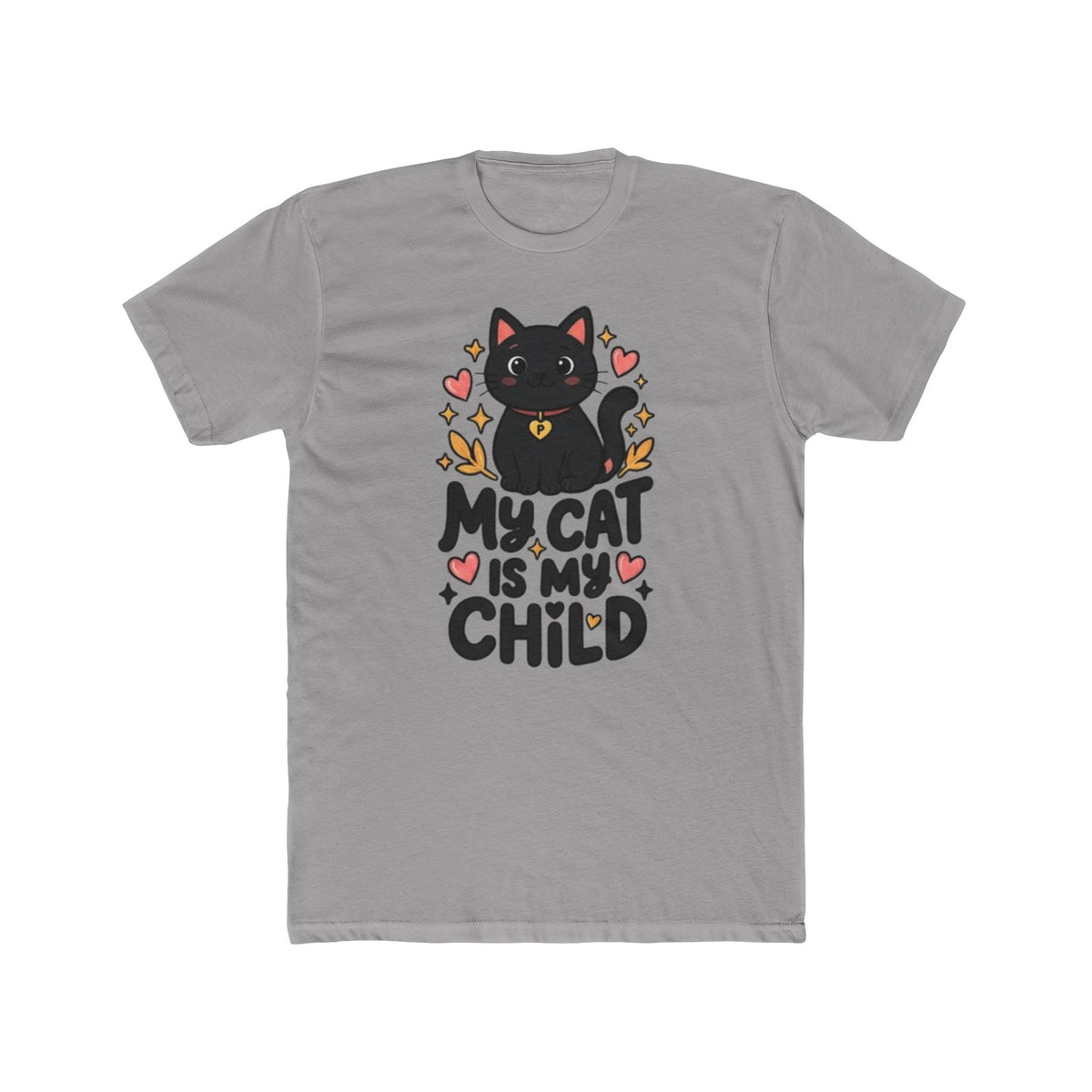 My Cat Is My Child Unisex Crew Tee | Lightweight Cat Lover Shirt
