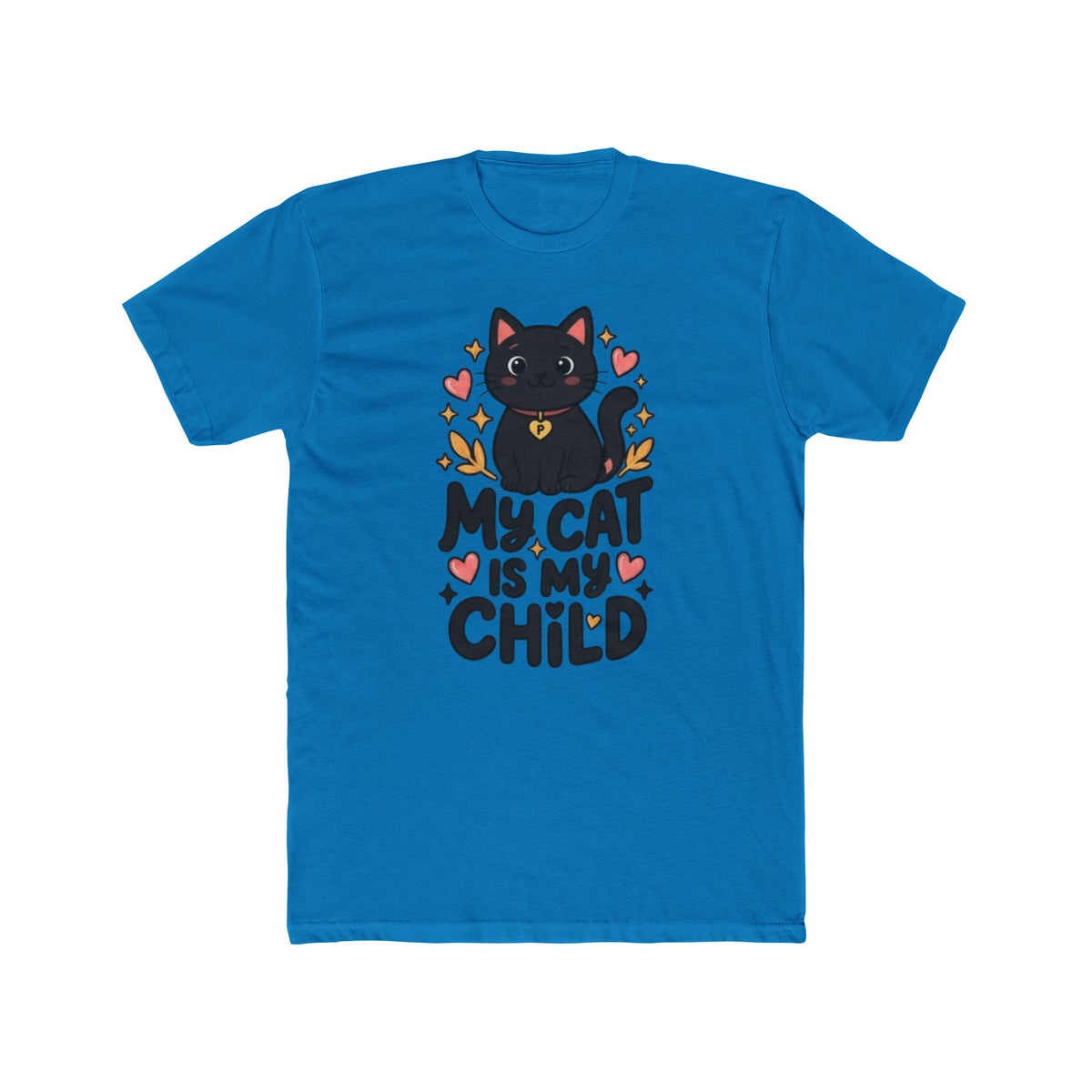 My Cat Is My Child Unisex Crew Tee | Lightweight Cat Lover Shirt