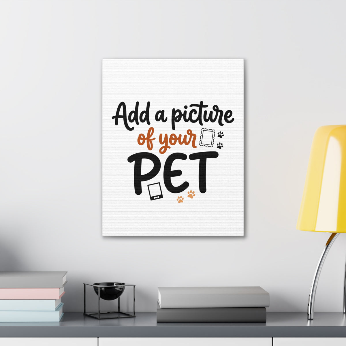 Custom Pet Canvas Wall Art | Personalized Stretched Canvas Print