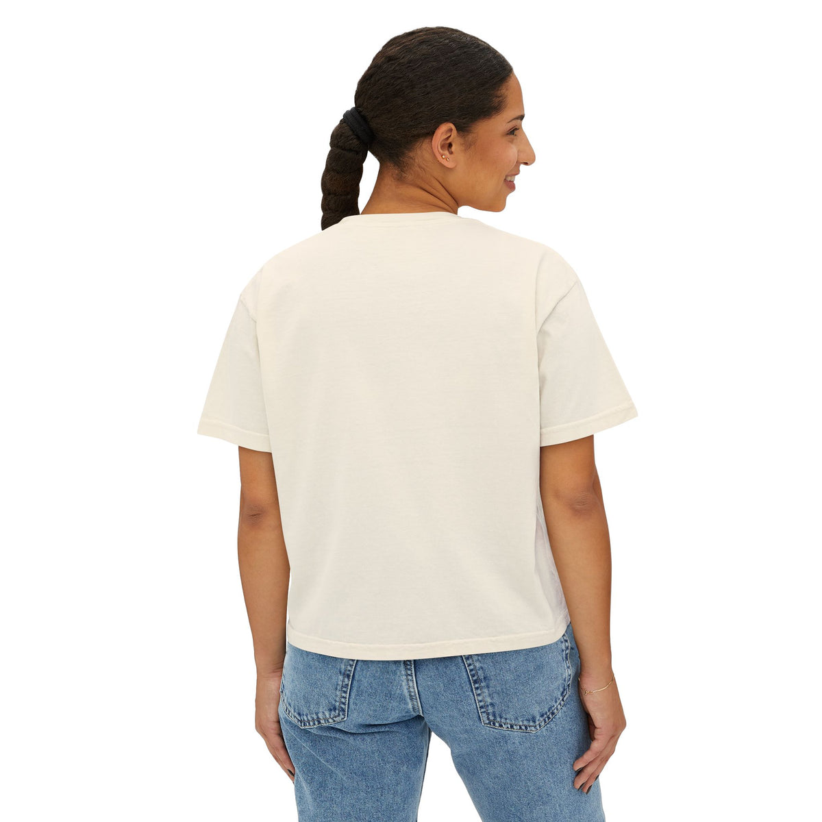 Full-Time Cat Mom Women's Boxy Tee | Comfort Colors Oversized T-Shirt