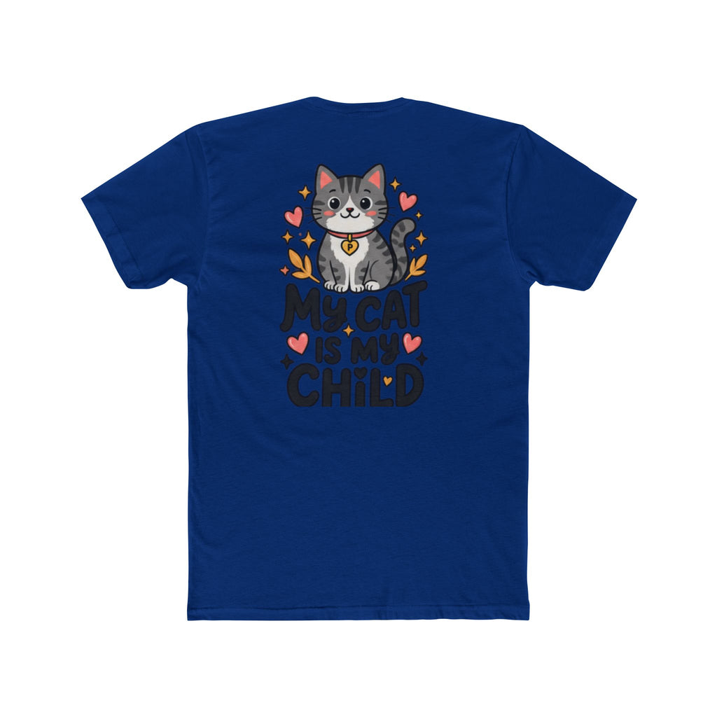My Cat Is My Child T-Shirt | Soft Fitted Cat Lover Tee