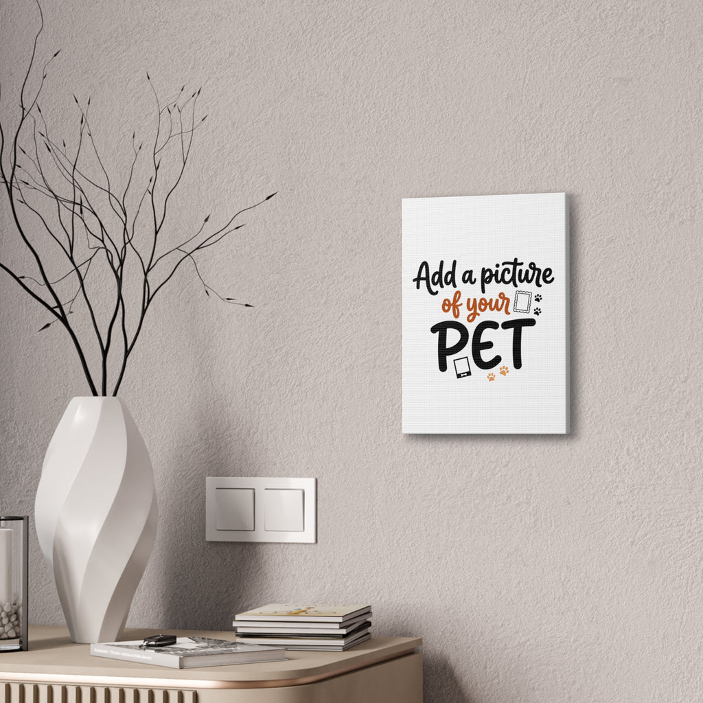 Custom Pet Canvas Wall Art | Personalized Stretched Canvas Print