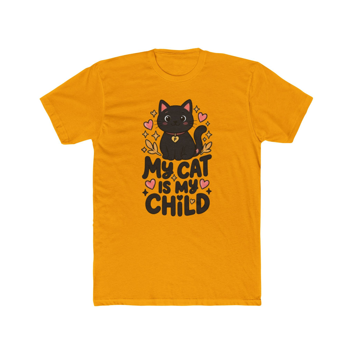 My Cat Is My Child Unisex Crew Tee | Lightweight Cat Lover Shirt