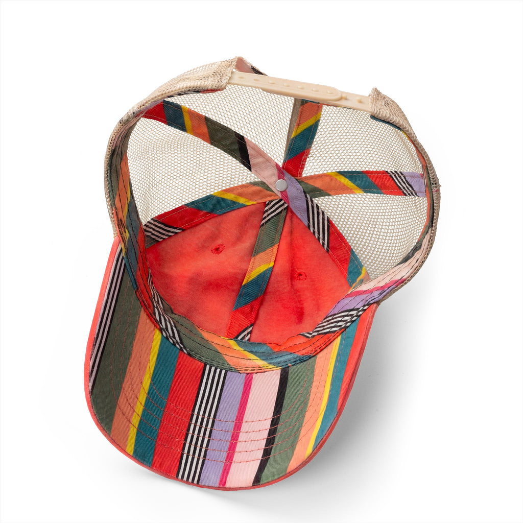 Cat Mom Women's Washed Mesh-Back Cap with Ponytail Opening