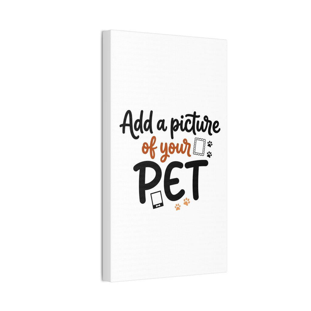 Custom Pet Canvas Wall Art | Personalized Stretched Canvas Print