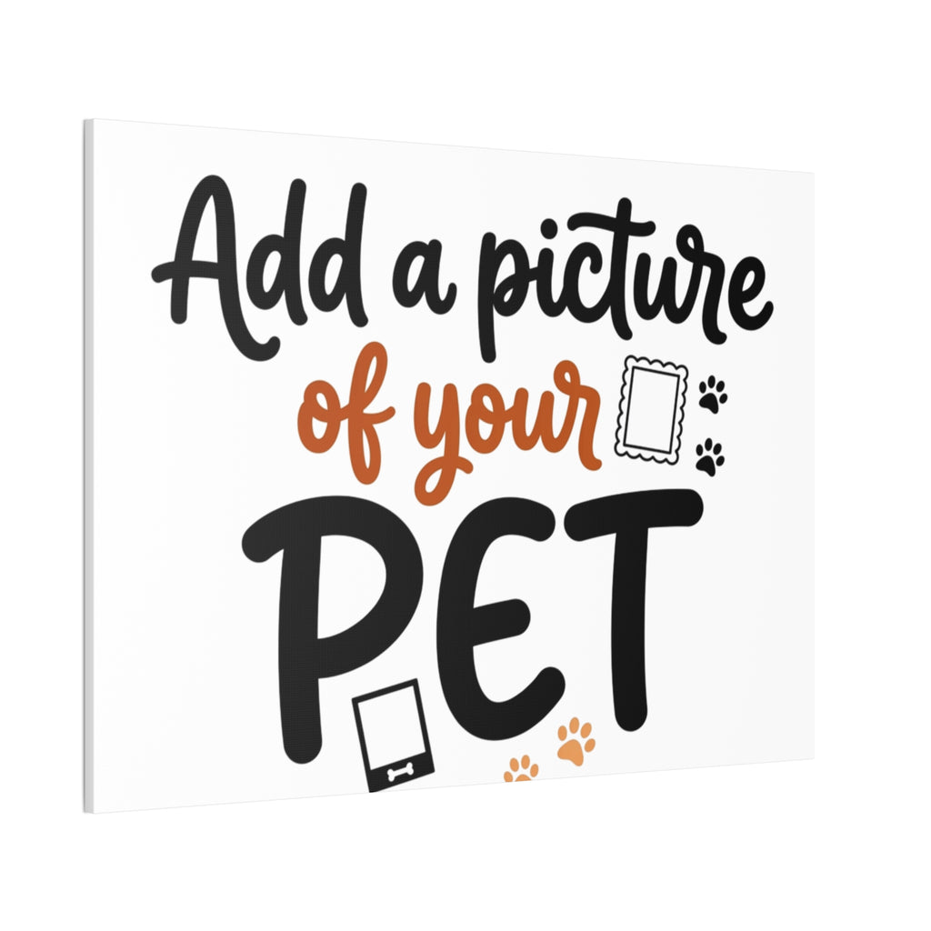 Custom Pet Canvas Wall Art | Personalized Stretched Canvas Print