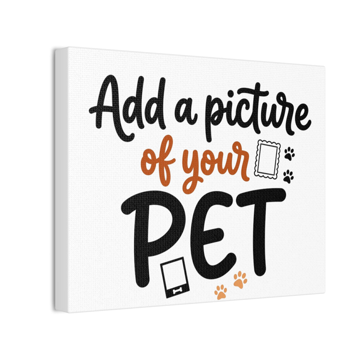 Custom Pet Canvas Wall Art | Personalized Stretched Canvas Print