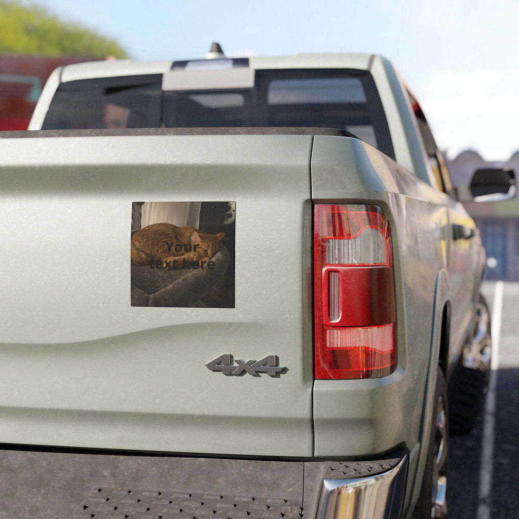 Custom Pet Car Magnet | Personalized Weatherproof Vehicle Magnet