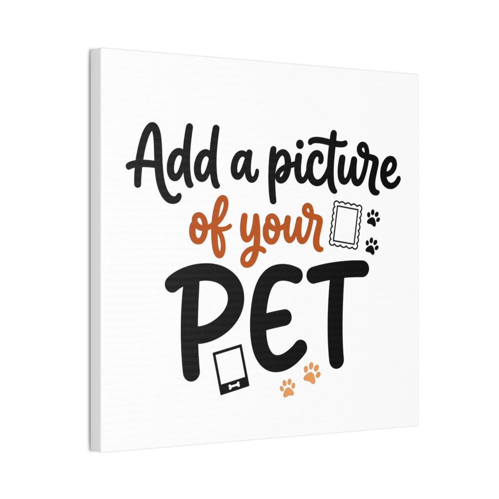 Custom Pet Canvas Wall Art | Personalized Stretched Canvas Print