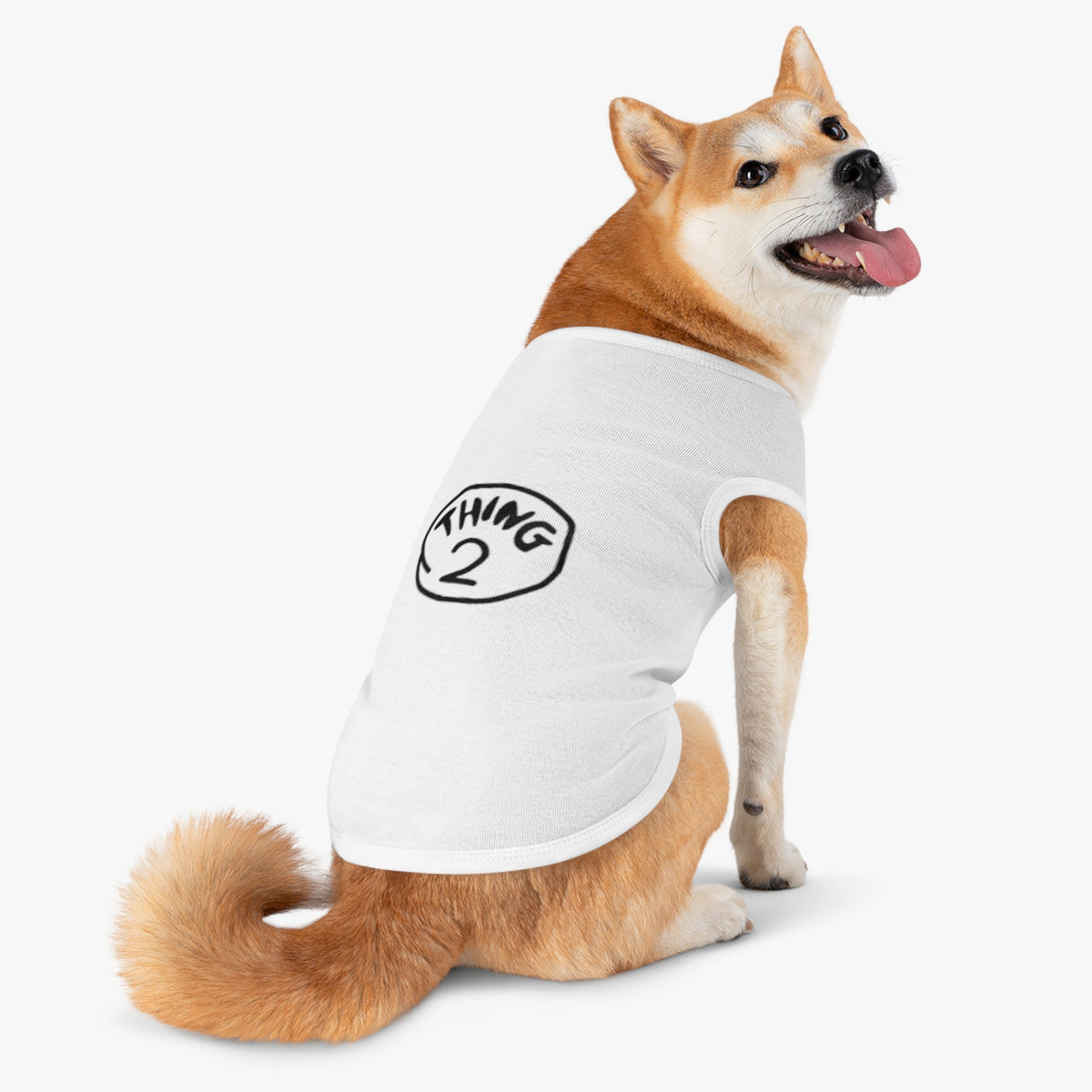 Thing 2 Pet Tank Top | Dog & Cat Shirt (Matching with Kids Tee found in children’s apparel)