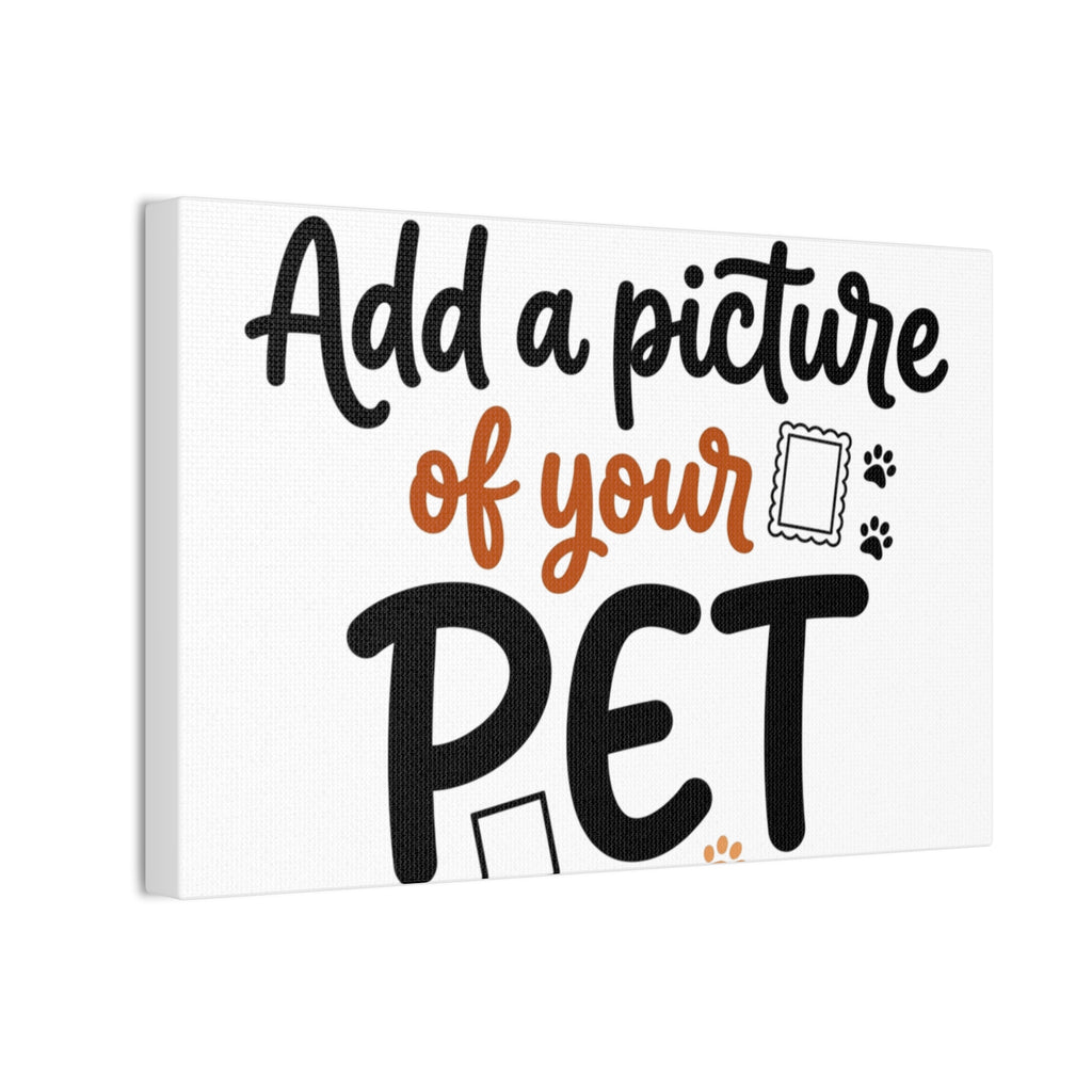 Custom Pet Canvas Wall Art | Personalized Stretched Canvas Print