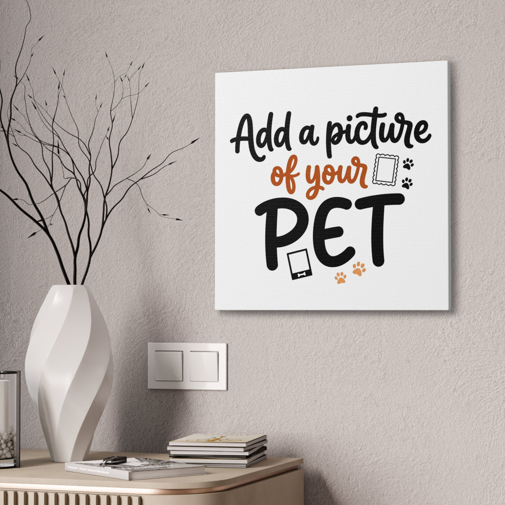 Custom Pet Canvas Wall Art | Personalized Stretched Canvas Print