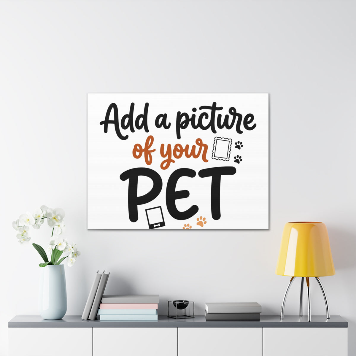 Custom Pet Canvas Wall Art | Personalized Stretched Canvas Print