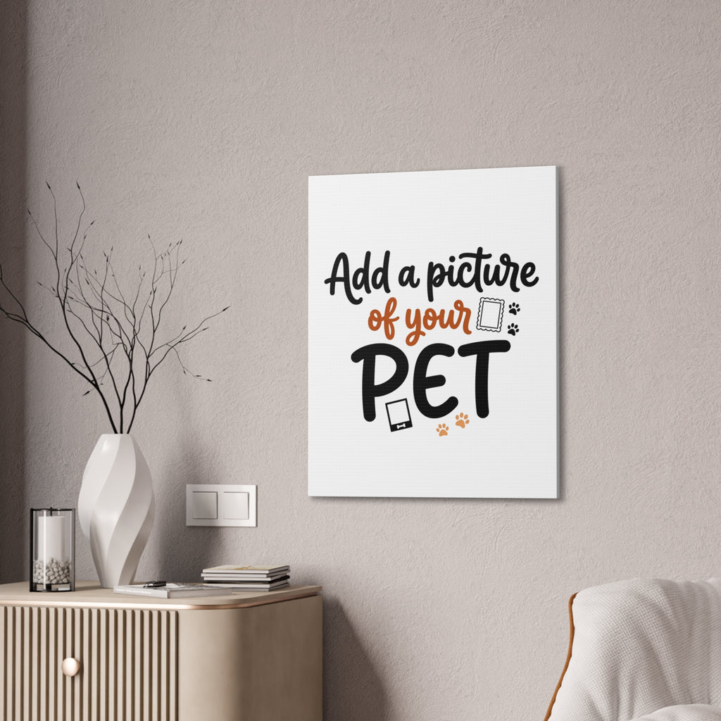 Custom Pet Canvas Wall Art | Personalized Stretched Canvas Print