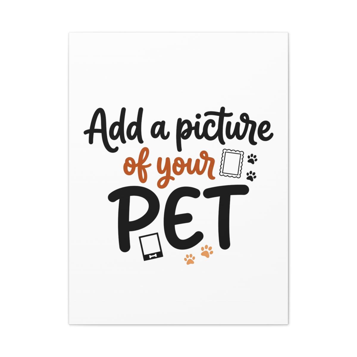 Custom Pet Canvas Wall Art | Personalized Stretched Canvas Print