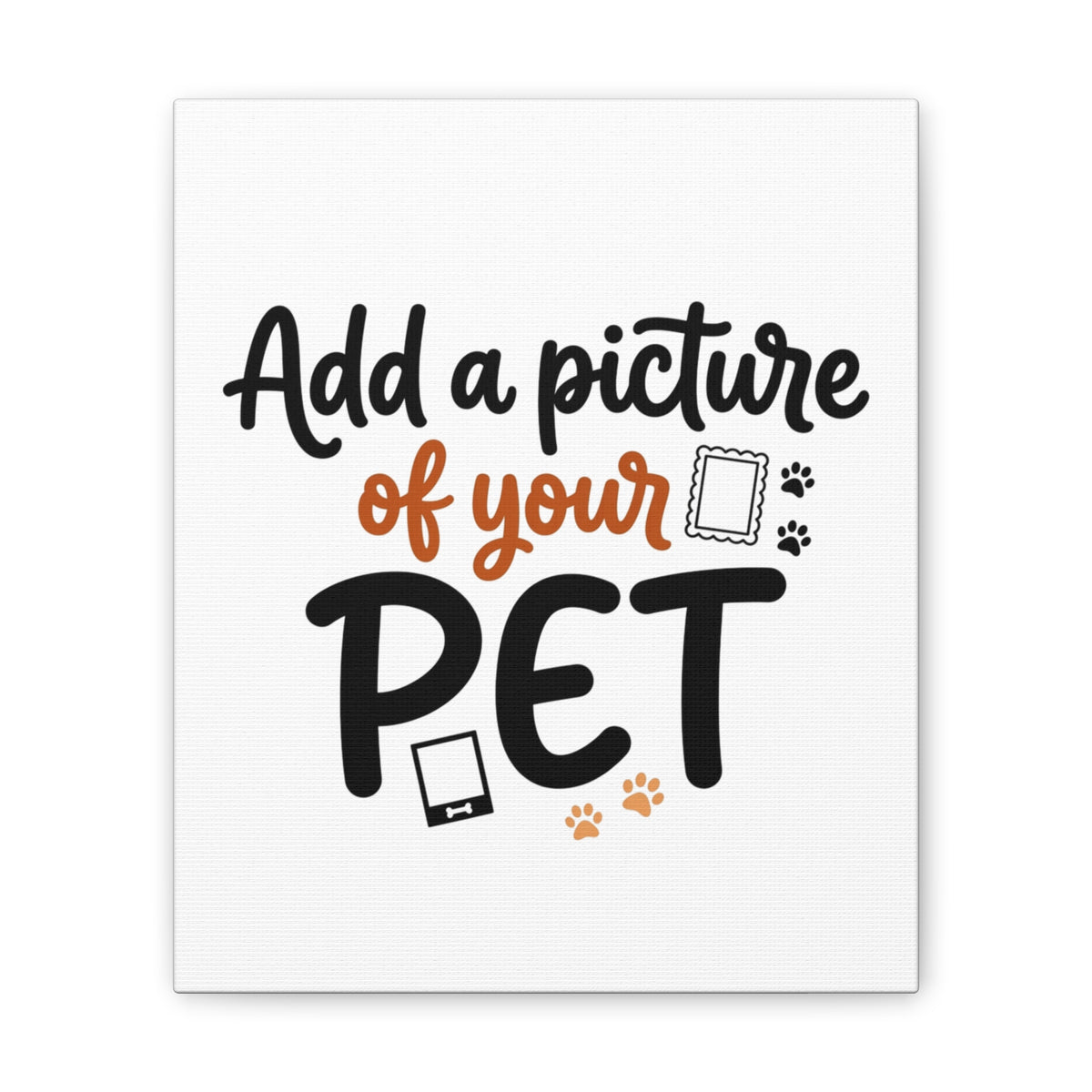 Custom Pet Canvas Wall Art | Personalized Stretched Canvas Print