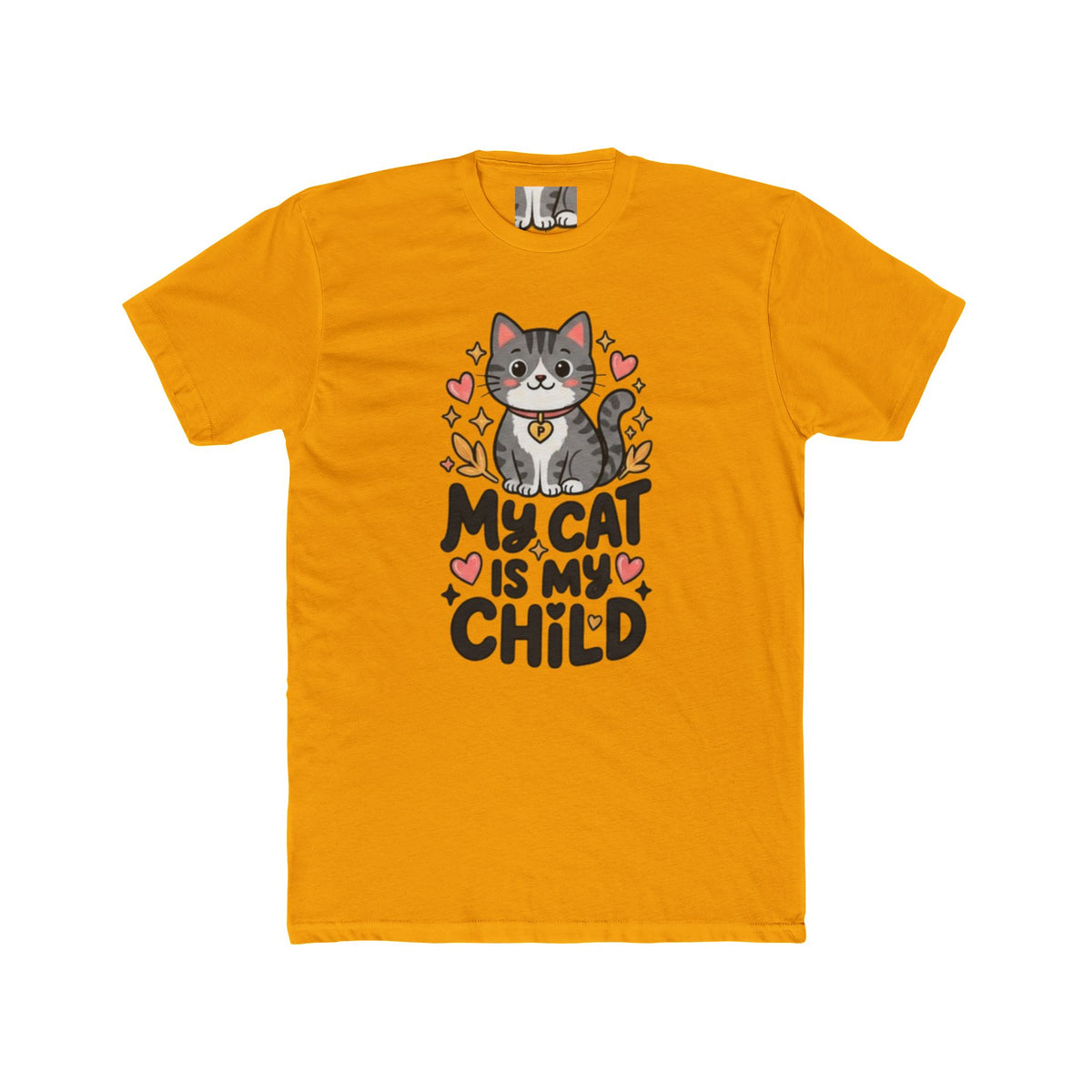My Cat Is My Child T-Shirt | Soft Fitted Cat Lover Tee