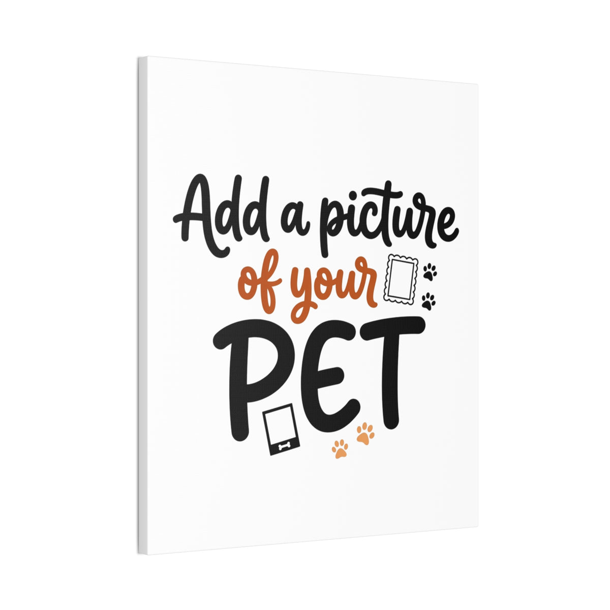 Custom Pet Canvas Wall Art | Personalized Stretched Canvas Print