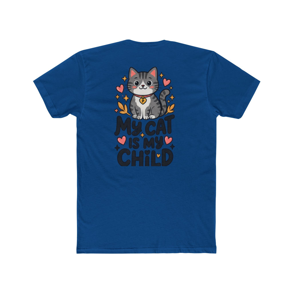 My Cat Is My Child T-Shirt | Soft Fitted Cat Lover Tee
