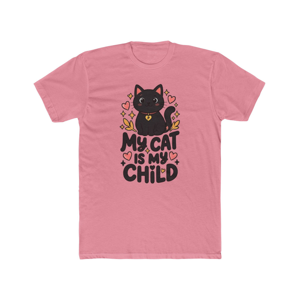 My Cat Is My Child Unisex Crew Tee | Lightweight Cat Lover Shirt