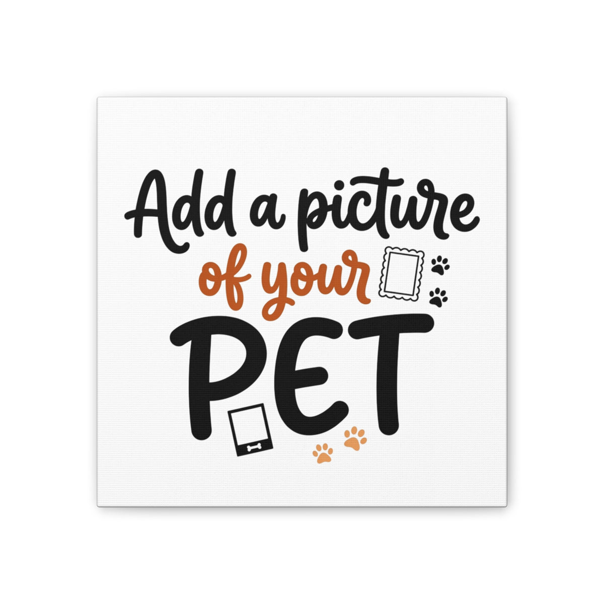 Custom Pet Canvas Wall Art | Personalized Stretched Canvas Print