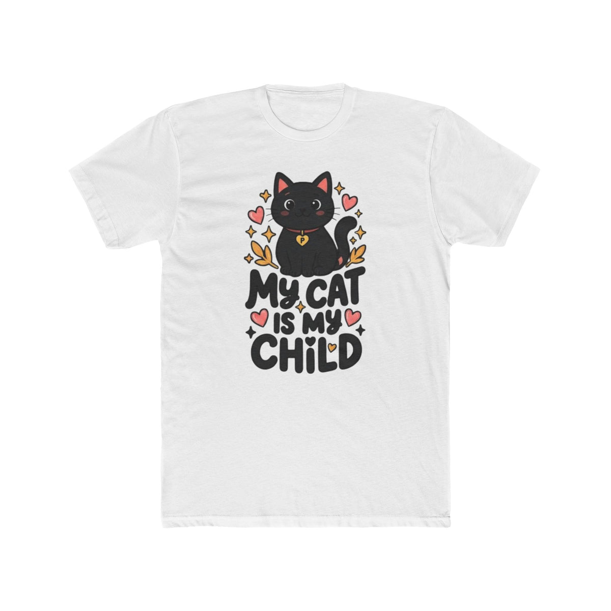 My Cat Is My Child Unisex Crew Tee | Lightweight Cat Lover Shirt