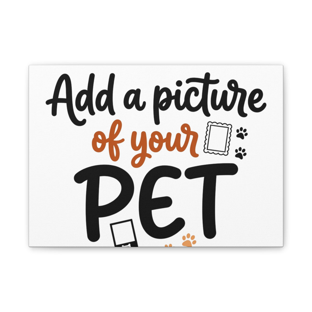 Custom Pet Canvas Wall Art | Personalized Stretched Canvas Print