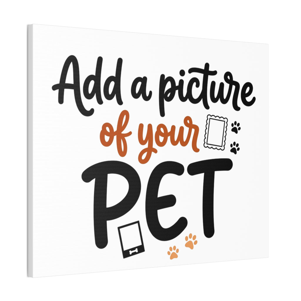 Custom Pet Canvas Wall Art | Personalized Stretched Canvas Print
