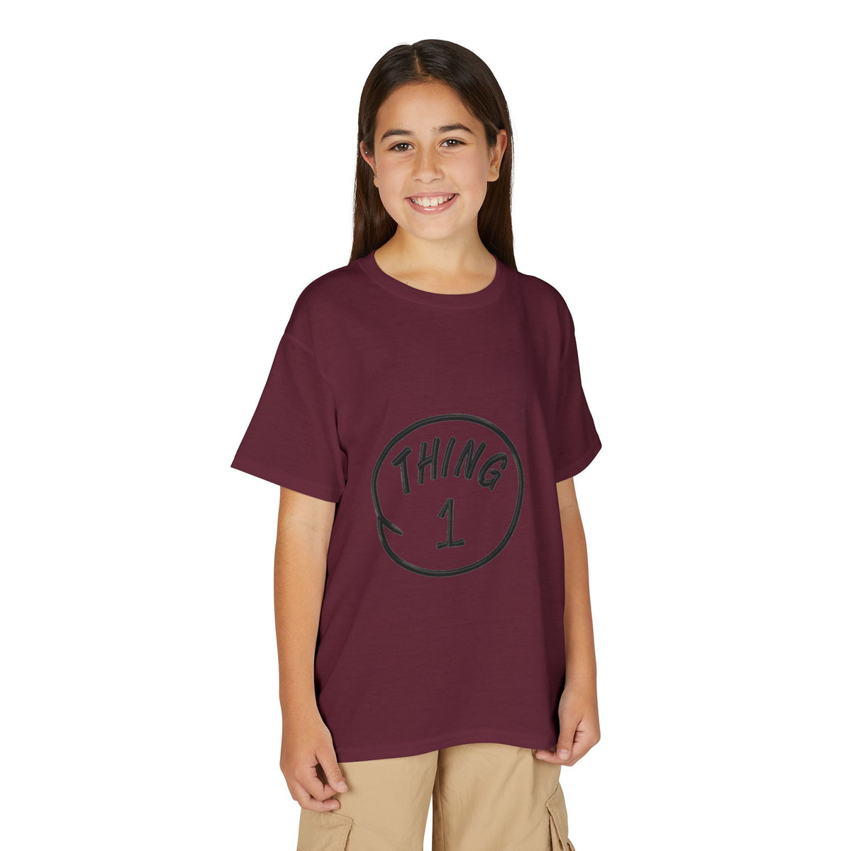 Thing One Youth T-Shirt | Kids & Pet Matching DryBlend Tee