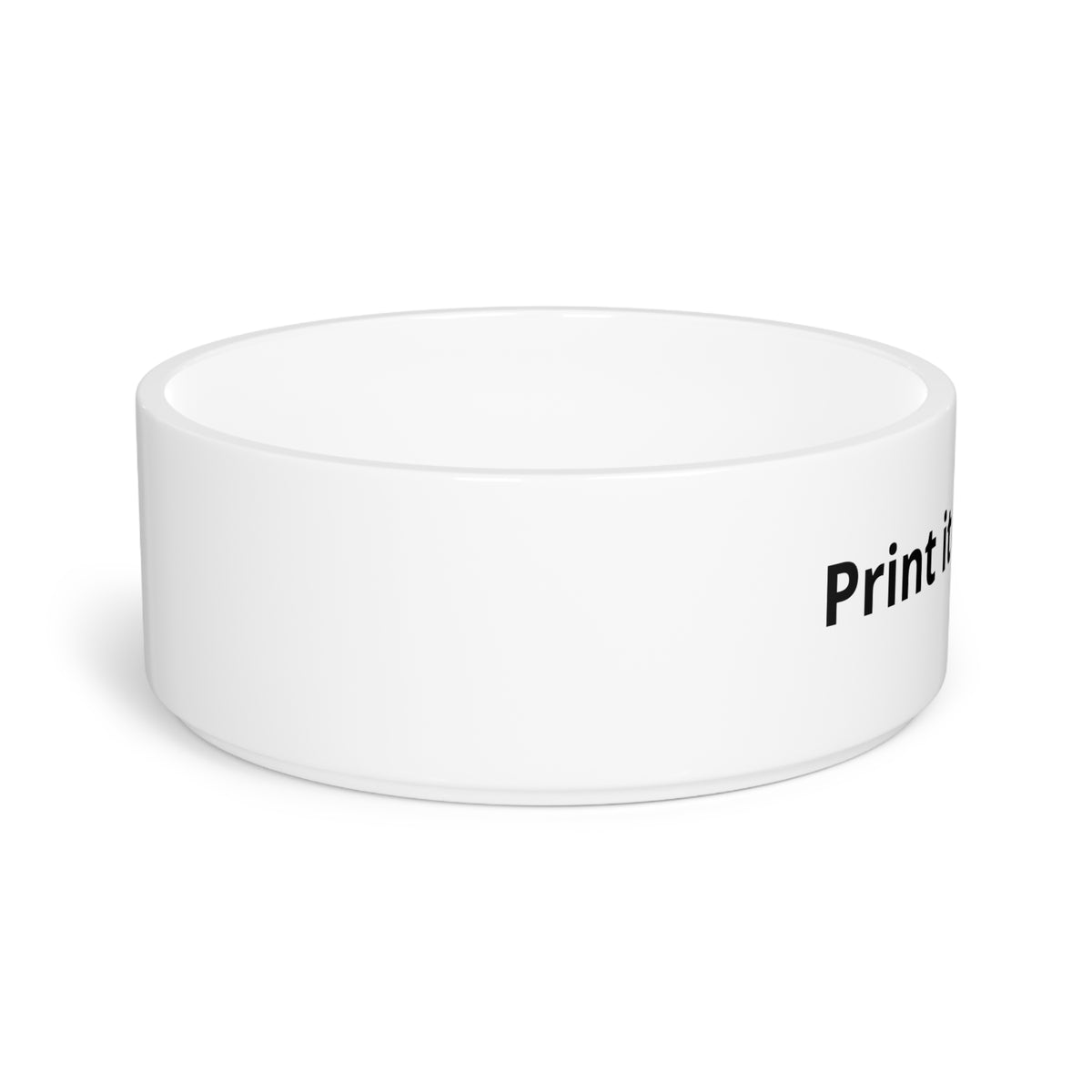 Custom Pet Bowl | Personalized Ceramic Cat & Dog Food Bowl