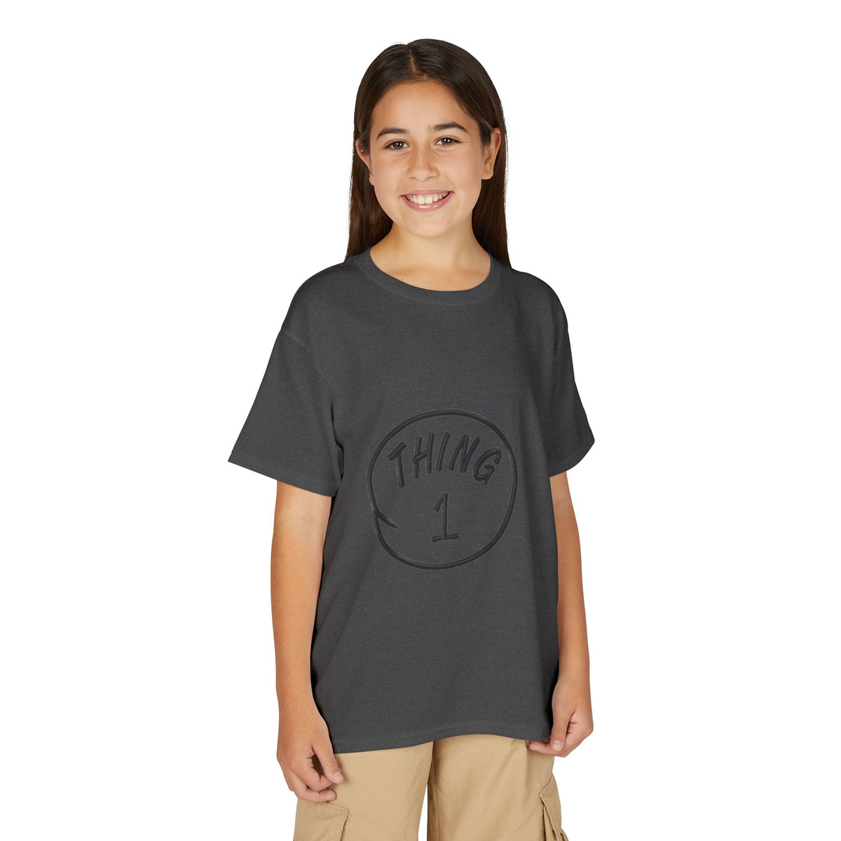 Thing One Youth T-Shirt | Kids & Pet Matching DryBlend Tee
