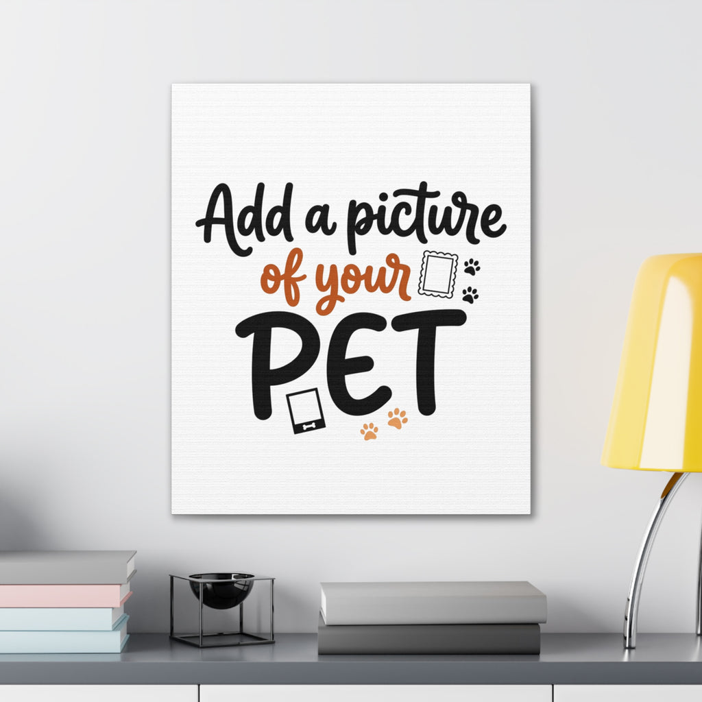 Custom Pet Canvas Wall Art | Personalized Stretched Canvas Print