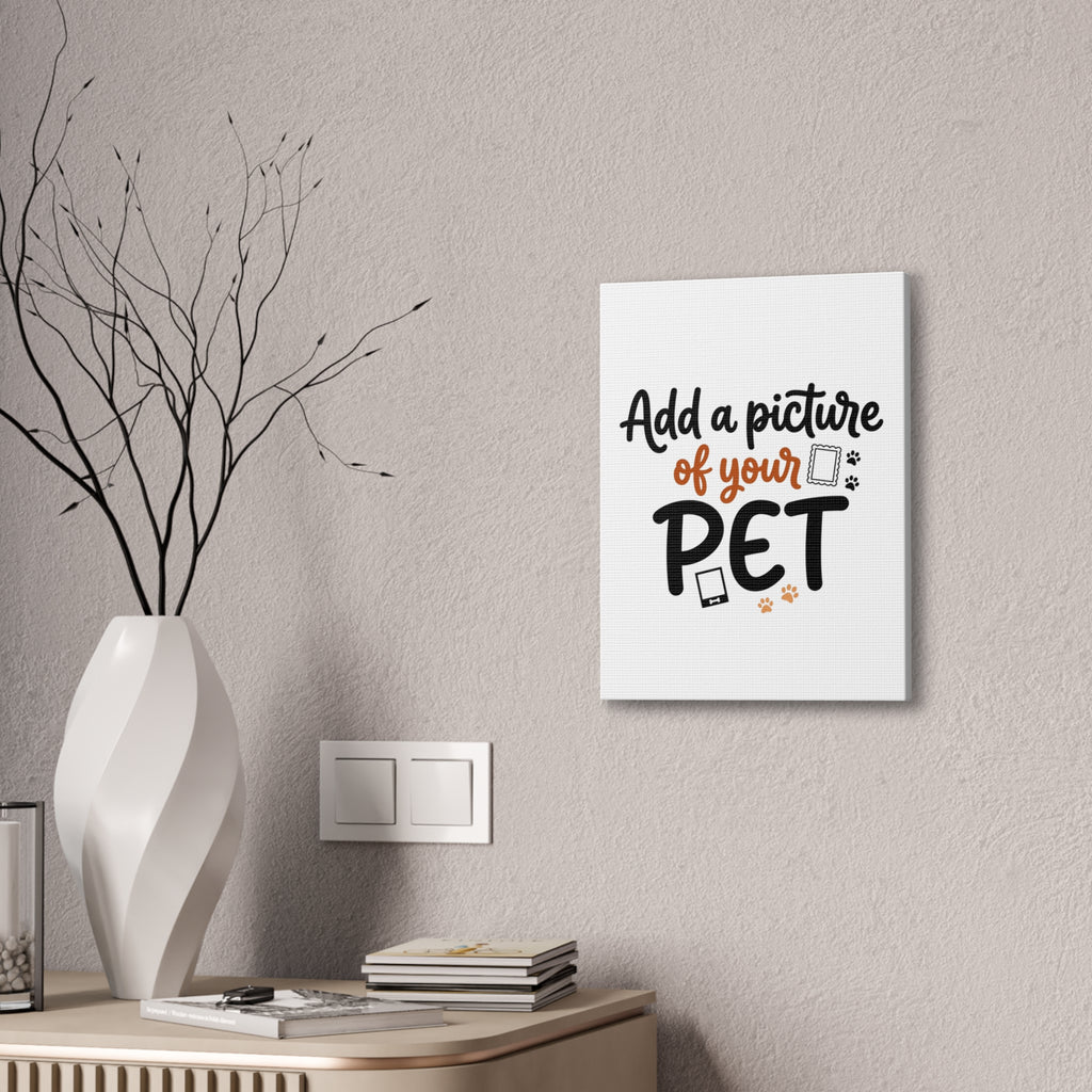 Custom Pet Canvas Wall Art | Personalized Stretched Canvas Print